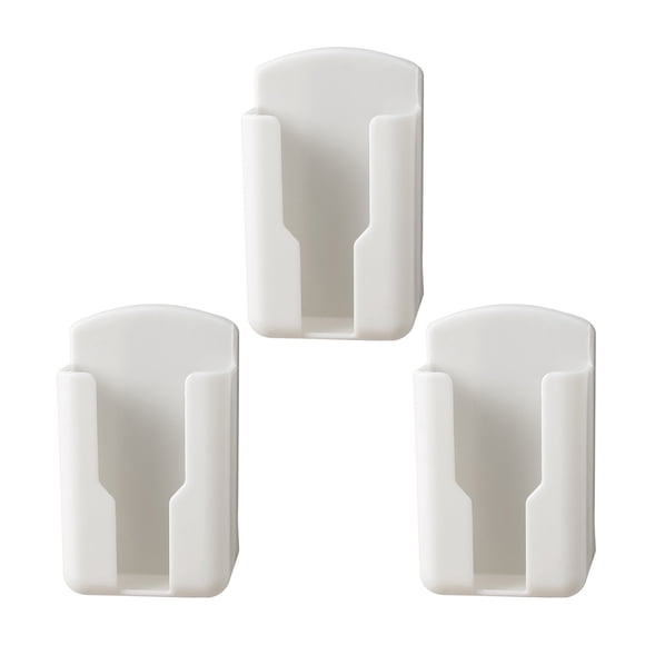 Soporte de control remoto de 3 piezas, caja de almacenamiento de control remoto de aire acondicionado de pared de alta durabilidad