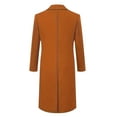 thumbnail image 4 of Dpytoraw Men's Double Breasted Trench Coat Long Dress Coat Windproof Overcoat For Men, 4 of 5