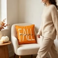 thumbnail image 7 of PiGOGI Orange Thanksgiving Pillow Covers Fall Throw Pillow Cases Orange Cushion Covers Soft Home Decor for Sofa Bedroom Polyester, 7 of 7