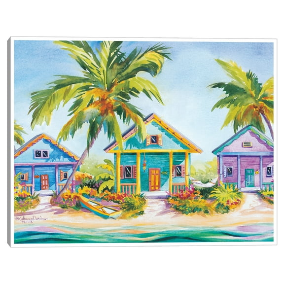 Island Charm by Kathleen Denis Framed Canvas Art