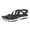 Black, variant on Ticikt Elegant Sandals with Sporty Roman Sandal Design for Everyday Wearing and Comfort
