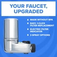 thumbnail image 4 of Brita Elite Water Filtration Faucet Mount System, Chrome, Reduces Lead, BPA Free, Includes 2 Replacement Filters, 4 of 10