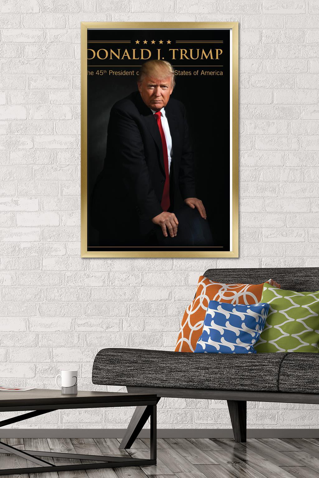 President Donald Trump Presidential Picture Framed 5" x 7" Framed Poster 