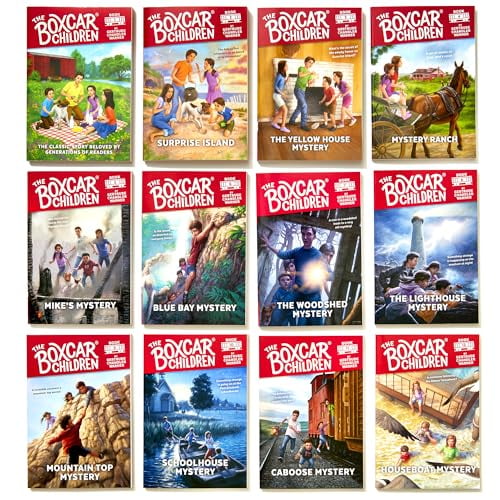 Boxcar Children Mysteries Series: Books #1-12 with Activity Poster