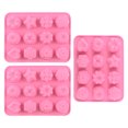 thumbnail image 1 of Moldes de flores de silicona, bandejas para hornear con flores y moldes de silicona antiadherentes para chocolate, dulces, gelatina., 1 of 6