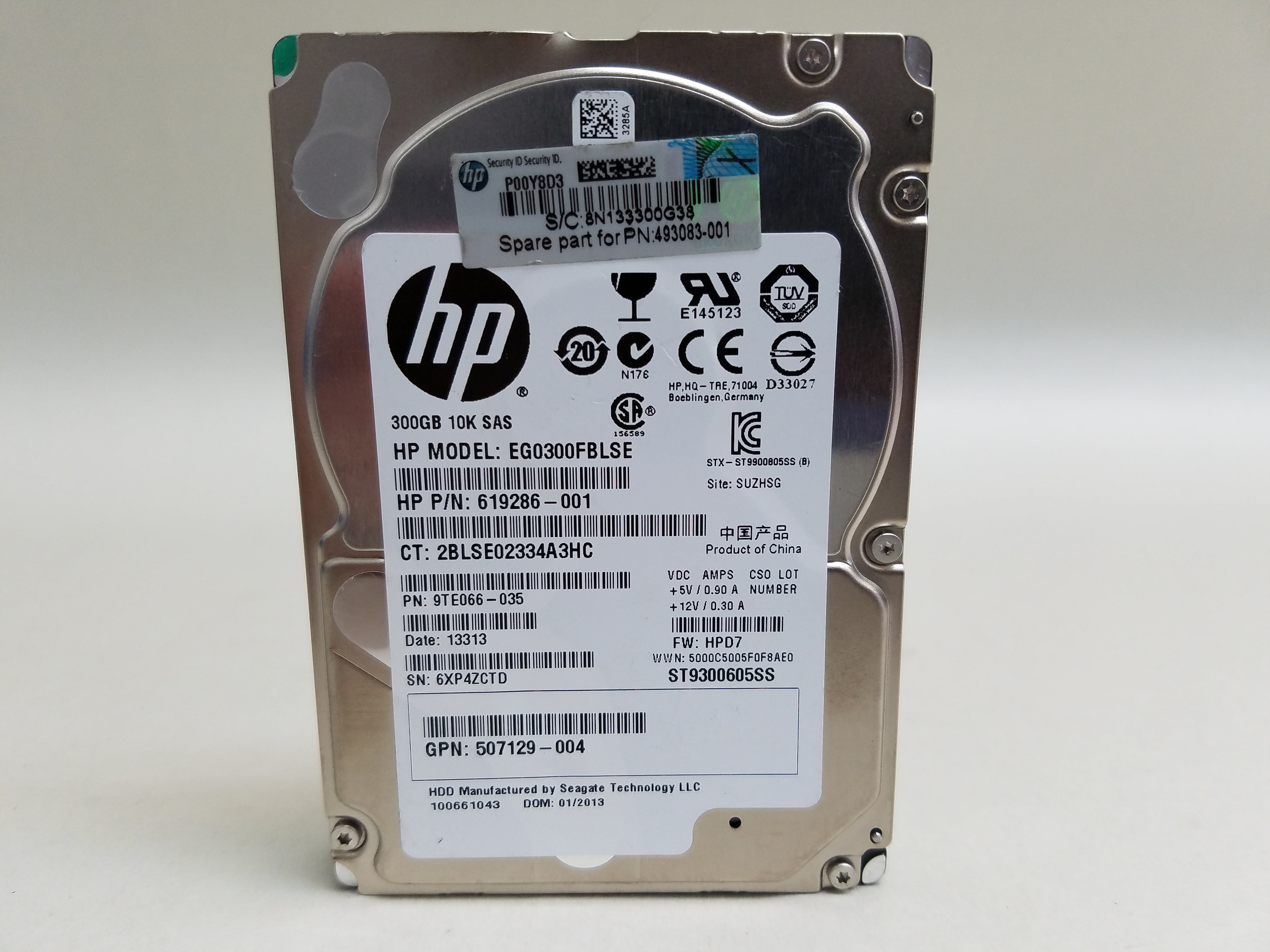 Seagate ST9300605SS Savvio – Disco Rigido Interno SAS Da 300 GB