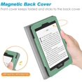 thumbnail image 2 of Fintie Stand Case for 6" Kindle Paperwhite (Fits 10th Generation 2018 and All Paperwhite Generations Prior to 2018) Premium PU Leather Sleeve Cover with Card Slot and Hand Strap, Sage, 2 of 15
