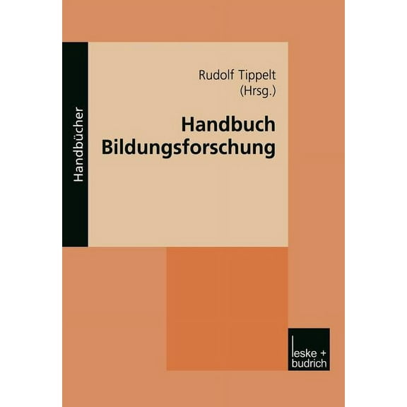 Handbuch Bildungsforschung, (Paperback)