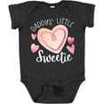 thumbnail image 3 of Inktastic Daddy's Little Sweetie with Pink Heart Cookie Boys or Girls Baby Bodysuit, 3 of 5