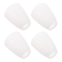 ROSENICE 4Pcs Simple Plastic Lampshade Chandelier Lamp Shade for Home White