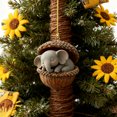thumbnail image 3 of Adornos de animales del bosque en forma de bellota 2D, decoración para fiestas y árboles de Navidad., 3 of 7