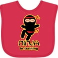 thumbnail image 3 of Inktastic Ninja in Training Boys or Girls Baby Bib, 3 of 4