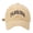 A-Khaki418, variant on Ttongbb Hats Solid Color Dome Design Retro Florida Arch Embroidery Washed Twill Couple's Cap Travel Daily Hiking Dad Hat