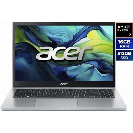 Acer Aspire Go 15 Laptop - AMD Ryzen 7 5825U - 16GB DDR4 RAM - 512GB SSD (NX.JQJAA.002)