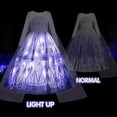 thumbnail image 6 of Girls Light Up Princess Costume with LED Lights – Snow Queen Cosplay Dress for Halloween, Christmas, Birthday Party & Carnival, 6 of 8