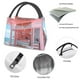 thumbnail image 4 of Easygdp Pastel Pink Beach Cafe Bolsa de Almuerzo Insulada Reutilizable, Bolsa de Mano y Bandolera para Oficina, Trabajo, Viajes, 4 of 6