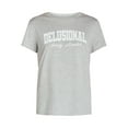 thumbnail image 4 of Women’s Delusional Graphic Tee with Short Sleeves, Sizes XXS-XXL, 4 of 5