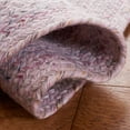 thumbnail image 5 of SAFAVIEH Braided Lyla Solid Polyester Reversible Area Rug, Pink/Gray, 6' x 6' Round, 5 of 11