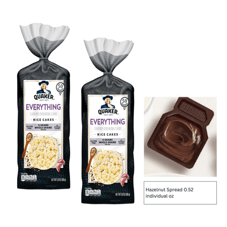 (2 PACK ) Quaker Rice Cakes Everything 5.9 OZ