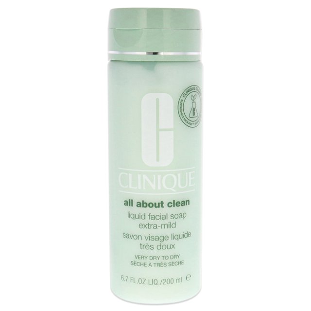 All About Clean Liquid Facial Soap Extra Mild by Clinique for Unisex - 6.7 oz Soap