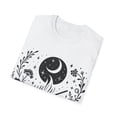 thumbnail image 4 of White and Black Beltane T-Shirt - Cauldron Over the Fire & Moon Design, 4 of 8
