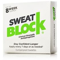 SweatBlock Clinical Strength Antiperspirant - Reduce Sweat up to 7-days per (Best Way To Reduce Sweating)