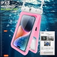 thumbnail image 4 of Takfox Waterproof Flip Cell Phone Case for iPhone 15/14/13/12 Pro Max/Pro, Pink, 4 of 8