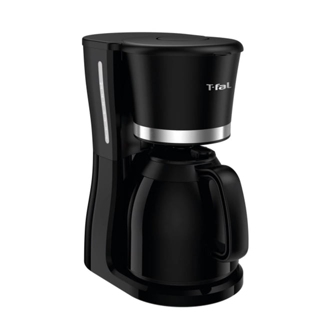 Cafetera T-Fal con Jarra Térmica 10 Tazas Negra