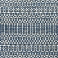 thumbnail image 3 of JONATHAN Y SMB108K-5SQ Ourika Moroccan Geometric Textured Weave Navy/Beige 5' Square Indoor/Outdoor Area Rug, Pet Friendly, Stain Resistant, Easy to Clean, for Patio, Living Room; Kitchen, Bedroom, 3 of 7