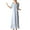 Blue1, variant on Previn Women's Long Sleeve Victorian Nightgown Summer Night Gown Princess Cotton Fall Long Sleep Dress Spring Thin Ruffle Sleepwear White Medium