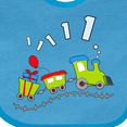 thumbnail image 4 of Inktastic 1st Birthday Party Train Boys or Girls Baby Bib, 4 of 4