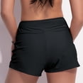 thumbnail image 3 of Period Swimwear Menstrual Leakproof Swim Shorts Quick Dry 3" High Waist Bathing Suit Bottoms for Teen Girls Women Black L, 3 of 4