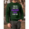 thumbnail image 2 of Awesome Baker Looks Like Sweatshirt Men -Smartprints Designs, Male Medium, 2 of 4