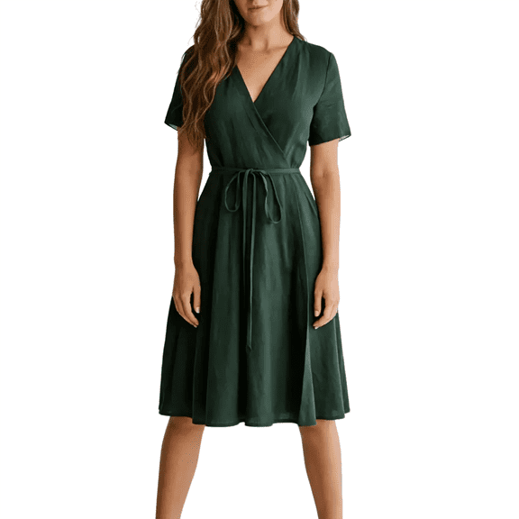 CIENVNSTG Women's Fashion A-Line Summer Dress - Casual Flowy Dress for Everyday Wear