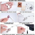thumbnail image 3 of Bylion 2 Pack Custom Memorial Graduation Cap Photo Charm Class of 2025 Tassel Charms I Always with You Memorial Ceremony College Gift DIY Photo Chain Wear on Cap for Graduation, 3 of 7