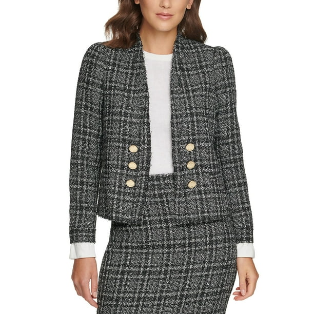 Dkny plaid blazer hotsell