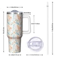 thumbnail image 6 of Modern 40oz Tumbler– Stainless Steel Insulated Tumbler with Handle and Straw, Large Capacity Travel Cup for Hot & Cold Drinks, 6 of 6