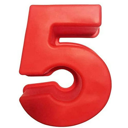 

3D Large Silicone Number Cake Moulds Birthday and Wedding Anniversary Day Silicone Baking Pans Number 5