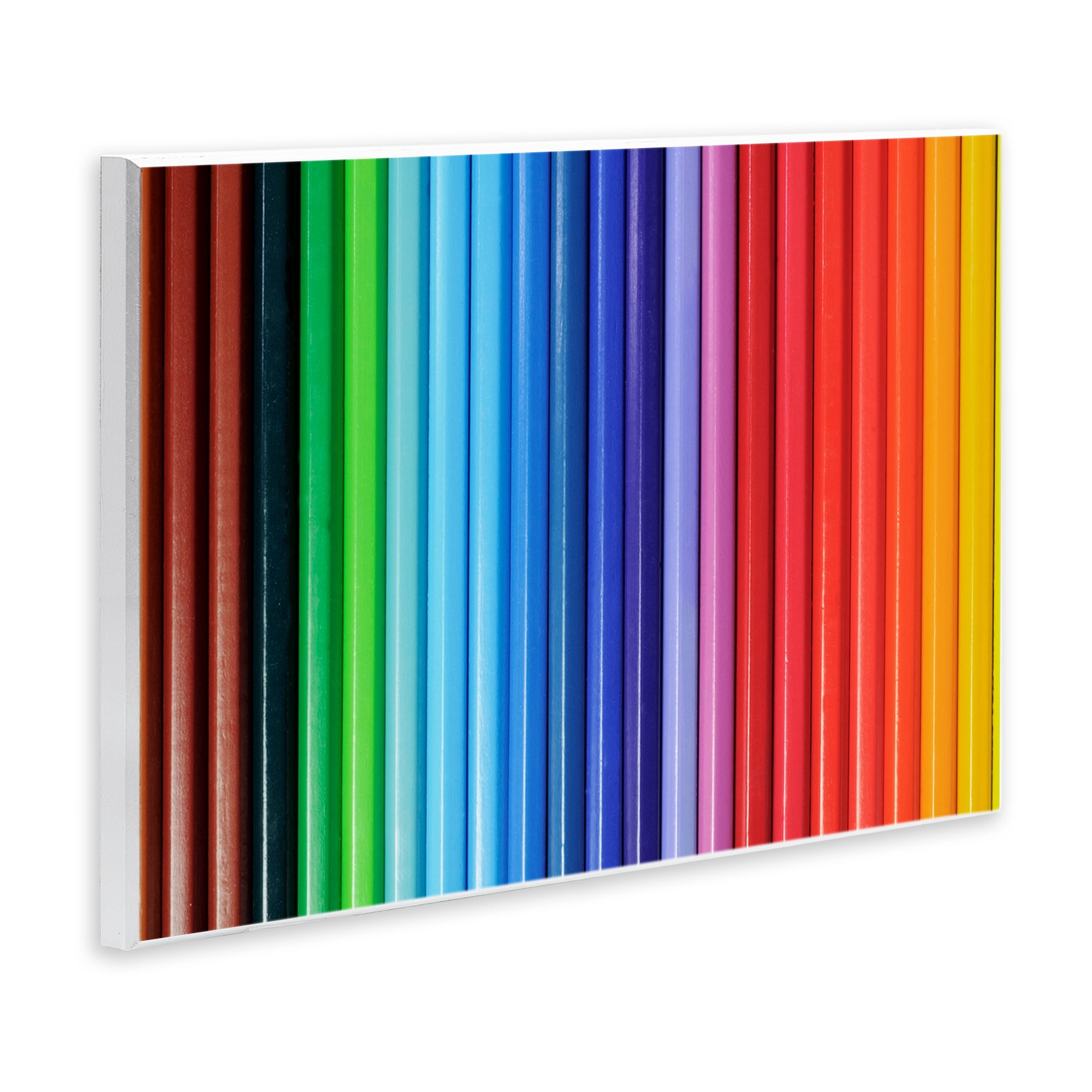 Stupell Industries Colored Pencil Lineup Wall Plaque Art, design by Tom Quartermaine