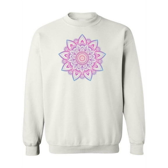 Outline Flower Mandala Design. Sweatshirt Women -Image by Shutterstock, Female 4X-Large
