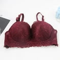 thumbnail image 4 of Posijego Lace Bra for Women Plus Size Underwire Bras Supportive Push up Everyday Bralettes for Women, 4 of 7