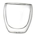 thumbnail image 3 of Tazas de vidrio de doble pared para beber, tazas de té transparentes de vidrio de borosilicato alto, tazas de café expreso para, 3 of 9