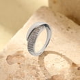 thumbnail image 2 of Luxurious Adjustable Ring with Shimmering Diamond Accents to Elevate Your Look, 2 of 9