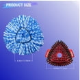 thumbnail image 3 of 3-Pack Spin Mop Replacement Head with 1 Scrub Brush for OCedar RinseClean Spin Mop Refill 2-Tank System Microfiber Deep Cleaning Machine Washable and Easy-to-Replace, 3 of 6