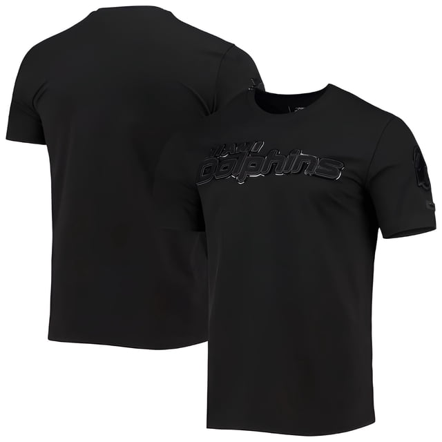 Playera Fútbol Americano Pro Standard Triple Black NFL Miami Dolphins