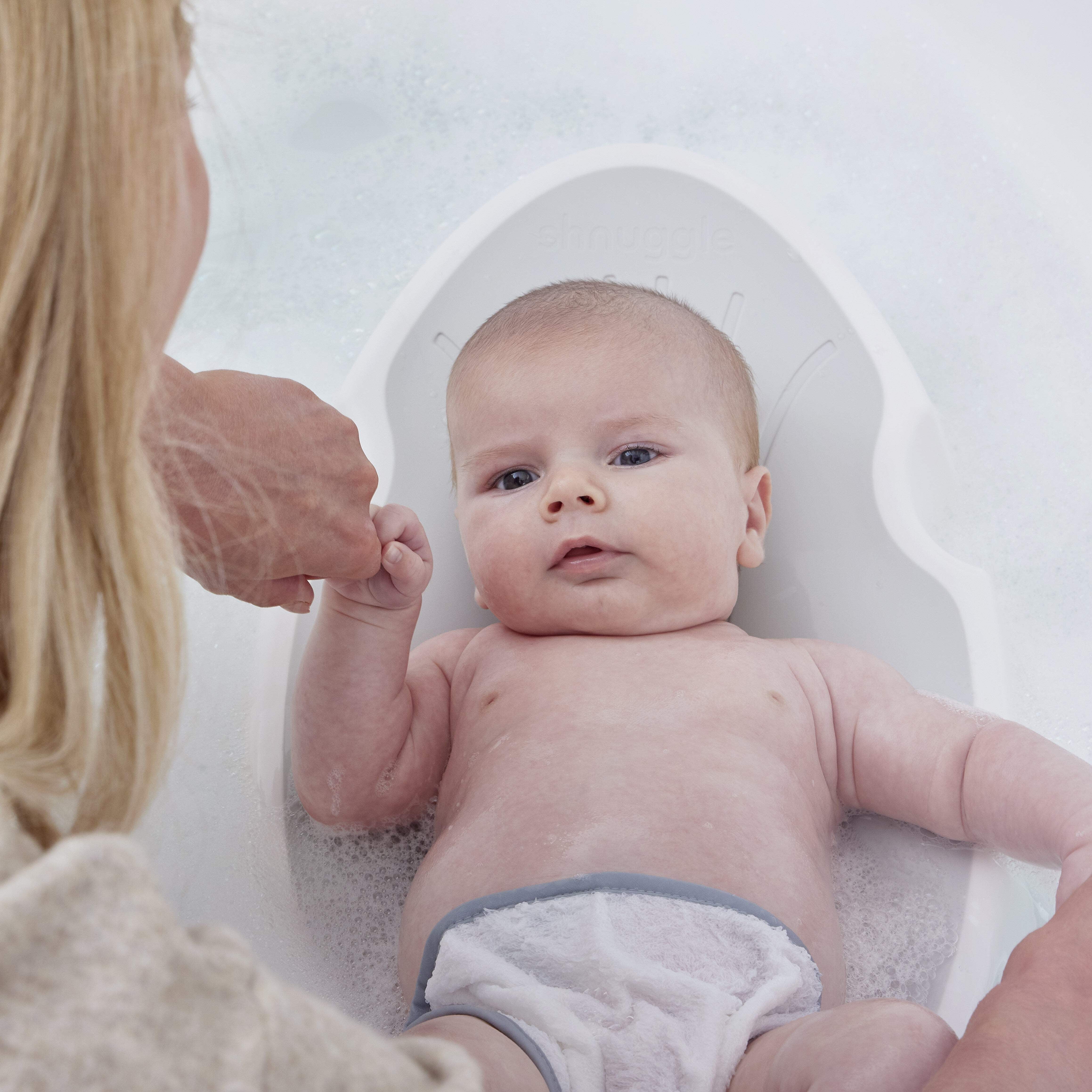 Shnuggle Newborn Baby Bath Support | Ergonomic, Non-Slip  Quick-Dry | From 0-6 months