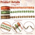 thumbnail image 5 of 3 Rolls Maple Leaf Ribbons Fall Ribbons Thanksgiving Ribbons Craft Ribbons, 5 of 8