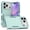 blue green, variant on 2 in 1 PC Phone Case for iPhone 14/15/16/17 Plus/Pro/Pro Max Case, Heavy Duty Rubber & Rugged Shockproof Full Body Protection Case Cover