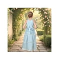 thumbnail image 5 of Sunny Fashion Flower Girls Dress Blue Lace A-Line Sleeveless Elegant Wedding Party Special Event 12 Years, 5 of 7