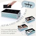 thumbnail image 5 of 3 in 1 Rolling Makeup Case Professional  Cosmetic Train Case Organizer Lockable Cosmetology Trolley, 5 of 7